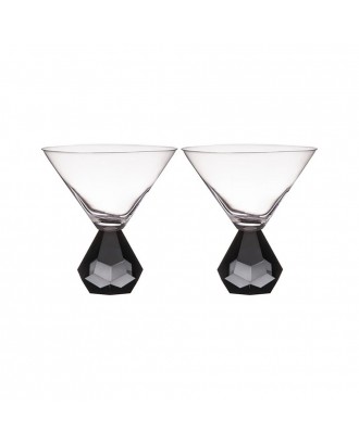 Set 2 pahare pentru Martini, Zhara Onyx - SIMONA'S COOKSHOP