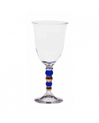 Pahar pentru apa, 260 ml, Golf Blue-Gold - SIMONA'S COOKSHOP