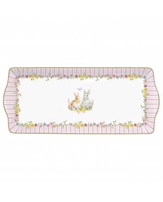 Platou din portelan, 35x15 cm, Happy Easter - SIMONA'S COOKSHOP