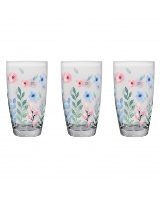 Set 3 pahare pentru apa, 400 ml, Petit Garden - SIMONA'S COOKSHOP