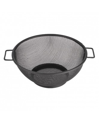 Strecuratoare din metal, cu 2 manere, negru, 26 cm - SIMONA'S COOKSHOP