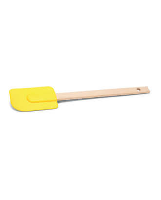 Spatula cu varf din silicon, galben, 27 cm - PATISSE