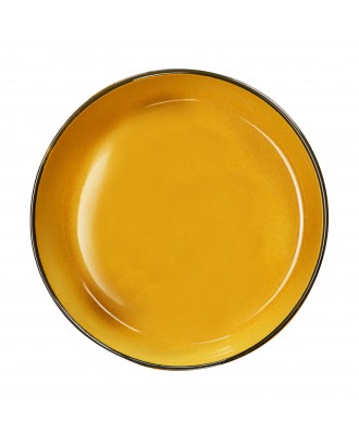 Farfurie ceramica pentru cina, 27 cm, Citrino Mustard - VILLACER