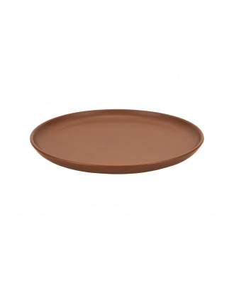 Farfurie ceramica pentru desert, 22 cm, Mira Brown - VILLACER