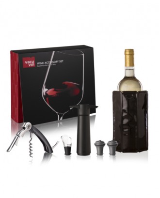 Set de 6 accesorii pentru vin - VACU VIN