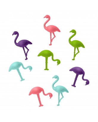 Set 8 markere pentru pahar Flamingo - VIN BOUQUET