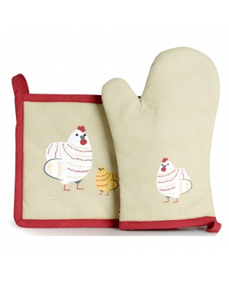 Set manusa de bucatarie si potholder, Fadele Ficelle - SIMONA'S COOKSHOP