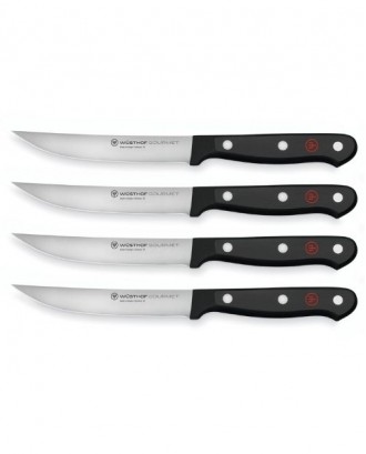 WUSTHOF Set de 4 cutite pentru friptura, 12 cm, Gourmet