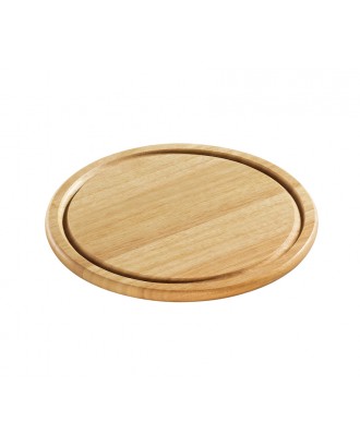 Platou pentru branzeturi sau friptura, lemn de cauciuc, 25 cm - ZASSENHAUS