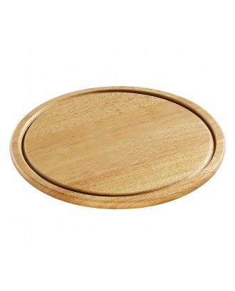 Platou pentru branzeturi sau friptura, lemn de cauciuc, 30 cm - ZASSENHAUS