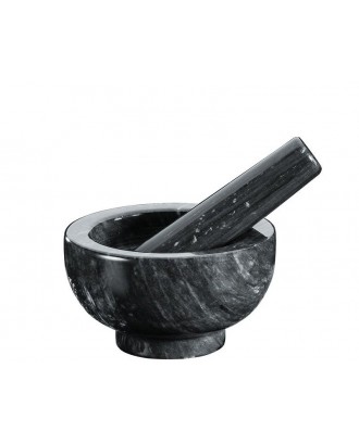 Mojar din marmura neagra cu pistil, 11 cm - KUCHENPROFI
