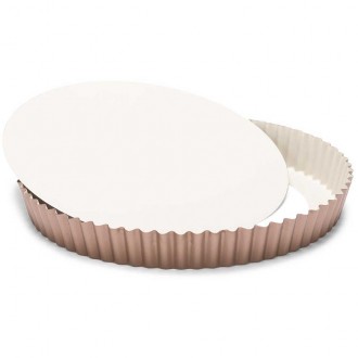 Forma pentru tarta, baza detasabila, otel, 28 cm, colectia Ceramic - PATISSE