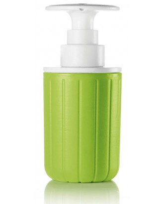 Dispenser pentru lichid de vase, verde, model Push and Soap - GUZZINI